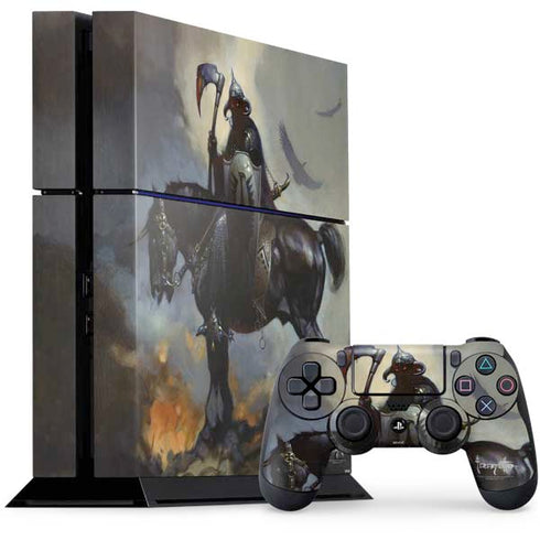 Frazetta Death Dealer on Horseback PS4 Console and Controller Bundle Skin